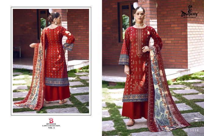 Bin Saeed Lawn Collection Vol 3 By Majesty Pakistani Suits Catalog